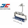 Jägerndorfer JC86250 - Doppelmayr 6er Sessel mit grauer Bubble - 1:32 / LGB