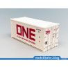 20ft reefer container "ONE - OCEAN NETWORK EXPRESS" (1:87 / H0)