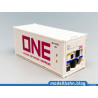 20ft reefer container "ONE - OCEAN NETWORK EXPRESS" (1:87 / H0)