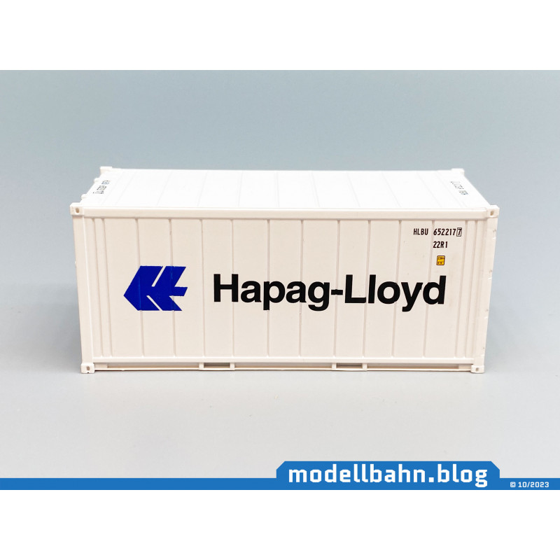 20ft reefer container "HAPAG-LLOYD" (1:87 / H0) 20ft reefer container "HAPAG-LLOYD" (1:87 / H0)
