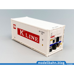 20ft reefer container "MOL" in 1:87 / H0