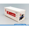 20ft reefer container "MOL" in 1:87 / H0