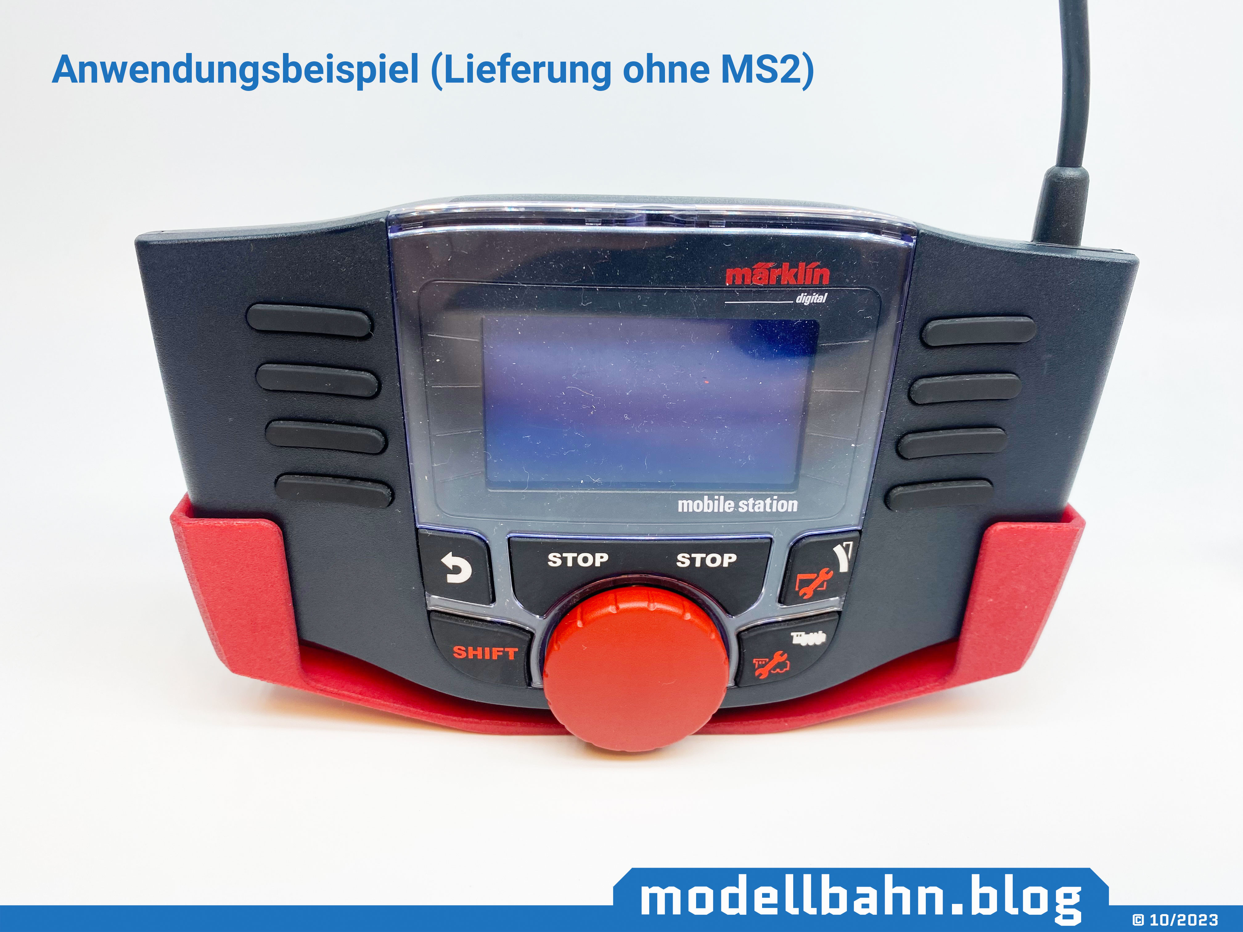 Halterung für Märklin MobileStation 2 (MS2) zur Stand bzw. Wandmontage - Picture 11 of 19