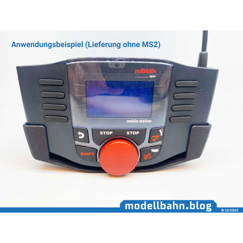Halterung für Märklin Mobile 2 Station (MS2) in schwarz