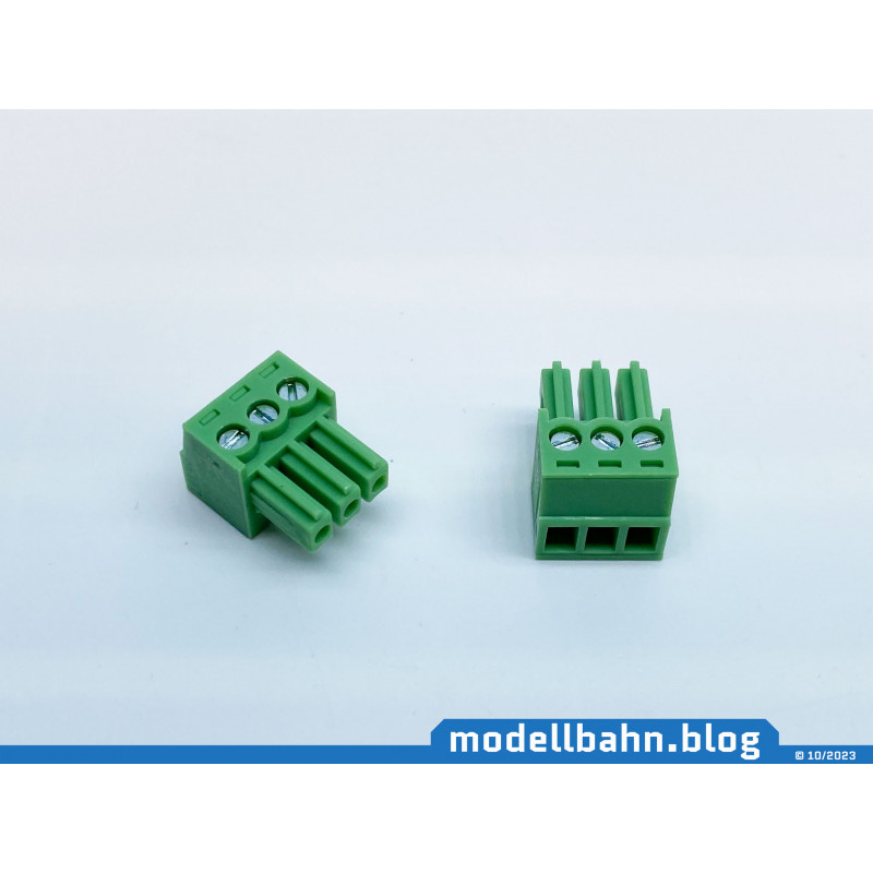 Terminal plug 3-pole RM3,5