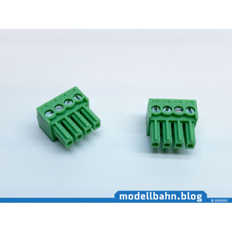 Terminal plug 4-pole RM3,5