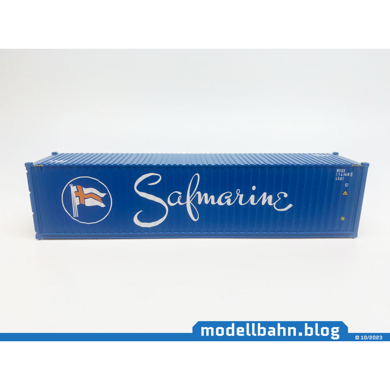 40ft Überseecontainers "SAFMARINE" (1:87 / H0) 40ft Überseecontainers "SAFMARINE" (1:87 / H0)