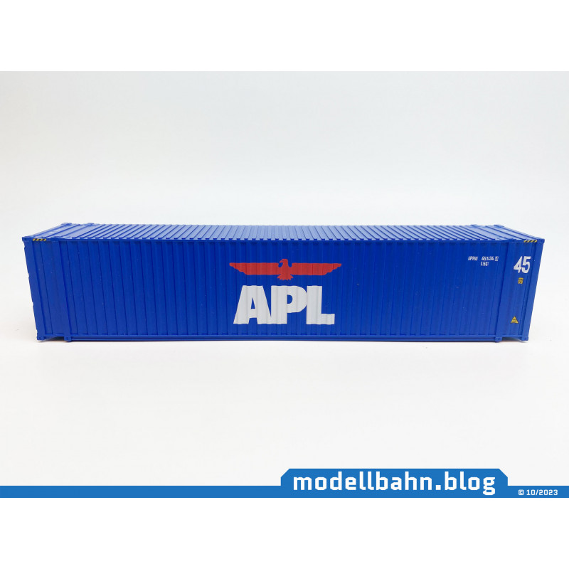 45ft oversea container "American President Lines (APL)" (H0 / 1:87) 45ft oversea container "American President Lines (APL)" (H0 / 1:87)