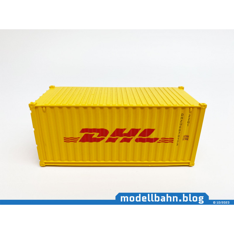 20ft container "DHL" (1:87 / H0) 20ft container "DHL" (1:87 / H0)