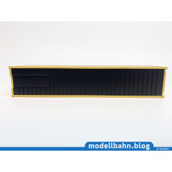 40ft HC container "MEDITERANEAN SHIPPING CO - MSC"  yellow (1:87 / H0)