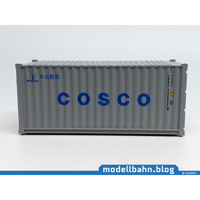 20ft oversea container "COSCO (1:87 / H0)" 20ft oversea container "COSCO (1:87 / H0)"