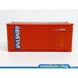 20ft oversea container "GENSTAR" in H0 / 1:87