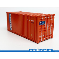 20ft oversea container "GENSTAR" in H0 / 1:87