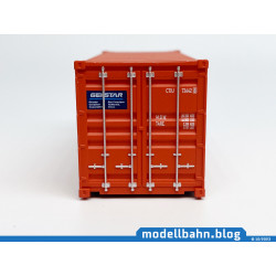 20ft oversea container "GENSTAR" in H0 / 1:87