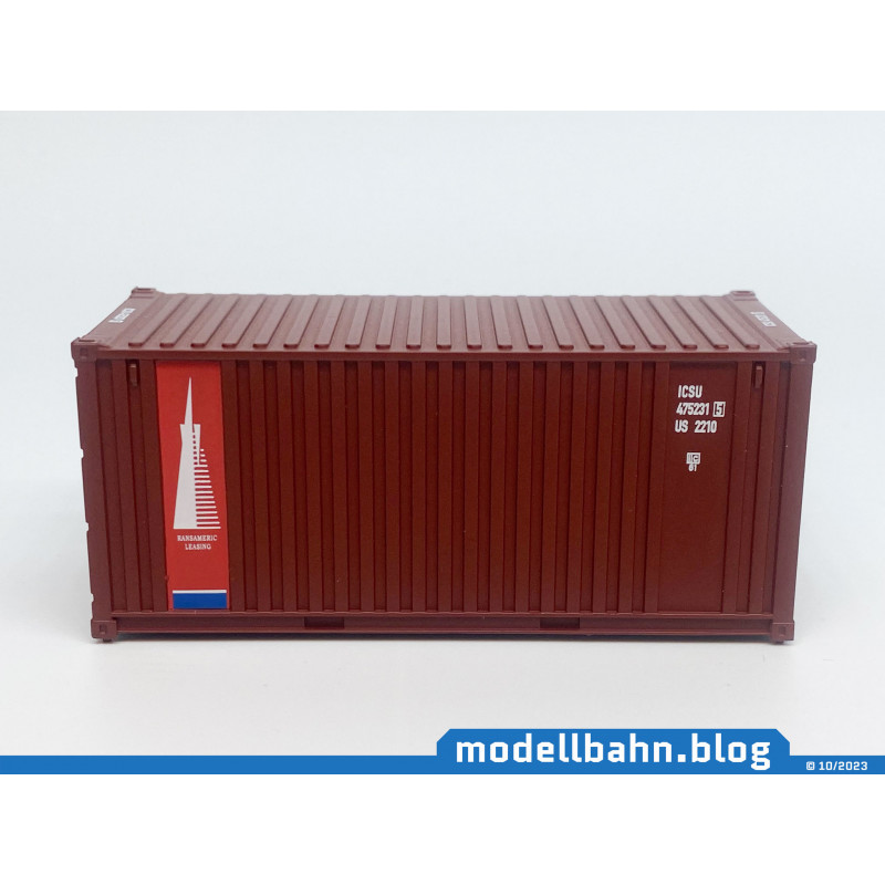 20ft oversea container "Ransameric Leasing" (1:87 / H0) 20ft oversea container "Ransameric Leasing" (1:87 / H0)