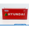 20ft oversea container "HYUNDAI" (1:87 / H0)