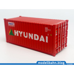 20ft oversea container "HYUNDAI" (1:87 / H0)