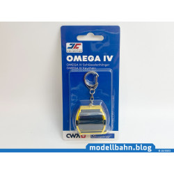 Schlüsselanhänger Omega IV gelb