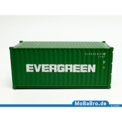 20ft oversea container "EVERGREEN" (1:87 / H0)
