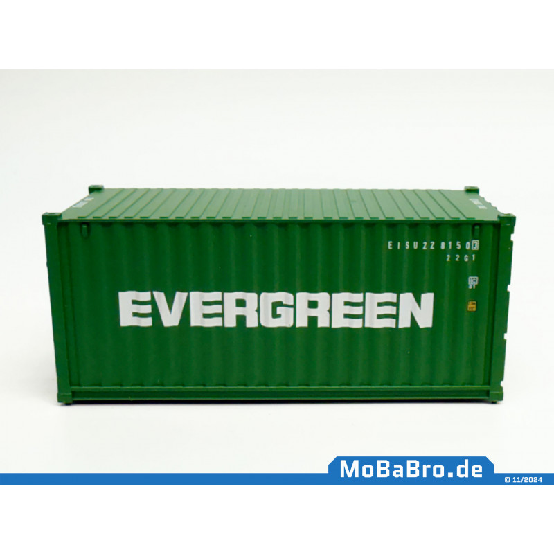 20ft oversea container "EVERGREEN" (1:87 / H0) 20ft oversea container "EVERGREEN" (1:87 / H0)