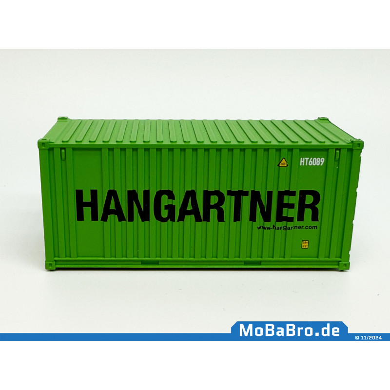 20ft domestic container "Hangartner" Ep. IV (1:87 / H0) 20ft domestic container "Hangartner" Ep. IV (1:87 / H0)