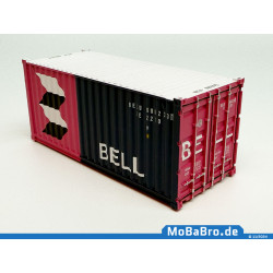 20ft oversea container "Bell" (1:87 / H0)