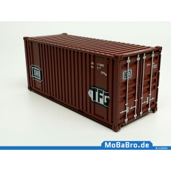 Brauner 20ft Container "DB TFG Transfracht" ab Epoche IV in 1:87 (H0)