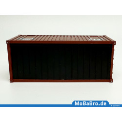 Brown colored 20ft container "DB Transfarcht /TFG" era IV in 1:87 (H0)