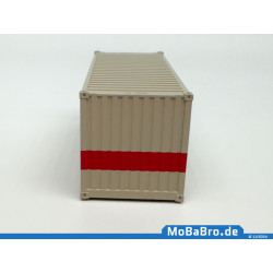 White-red colored 20ft container "DB Transfarcht /TFG" era IV in 1:87 (H0)