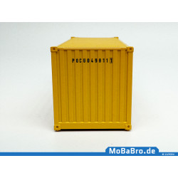 Leuchtgelber 20ft Container "P&O Ferrymaster" in 1:87 (H0)