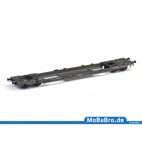 Taschenwagen 5 (T5) der HUPAC im Ablieferzustand - 33 85 4506 451-5 - Rev. 05/05
