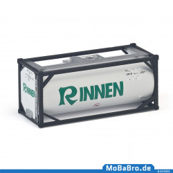 20ft tank container "Rinnen - Moers" (1:87 / H0)