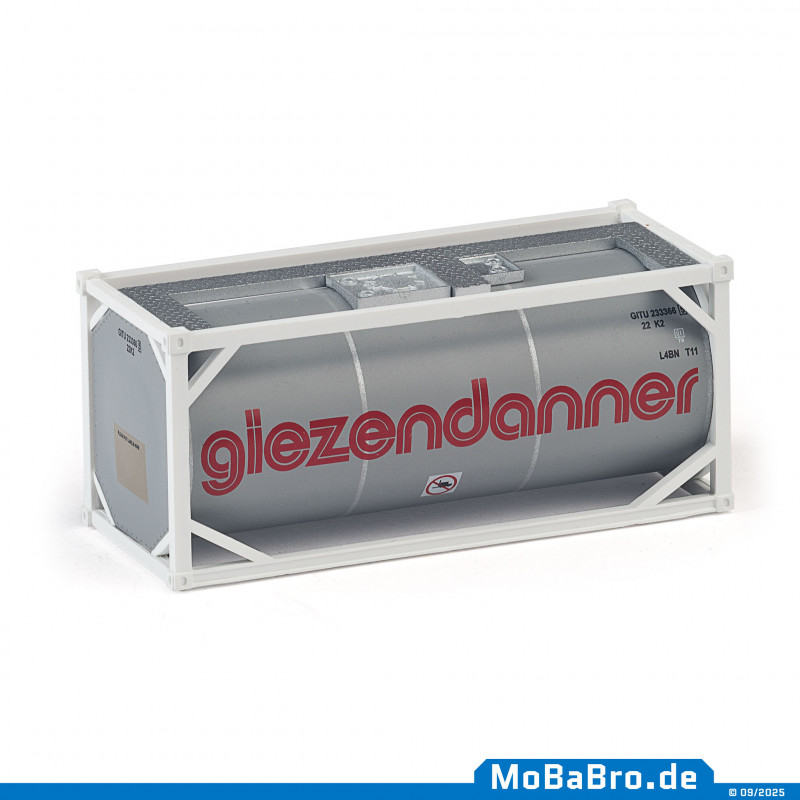 20ft tank container "Giezendanner - Rothrist" (1:87 / H0) 20ft tank container "Giezendanner - Rothrist" (1:87 / H0)