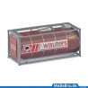 20ft tank container "wauters"  (1:87 / H0)
