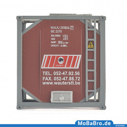 20ft tank container "wauters"  (1:87 / H0)