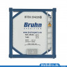 20ft tank container "BRUHN" in H0 / 1:87
