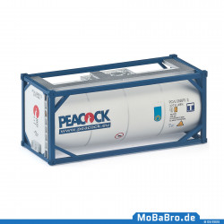 20ft Tank-Container "Peacock" in H0 / 1:87