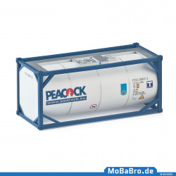 20ft Tank-Container "Peacock" in H0 / 1:87