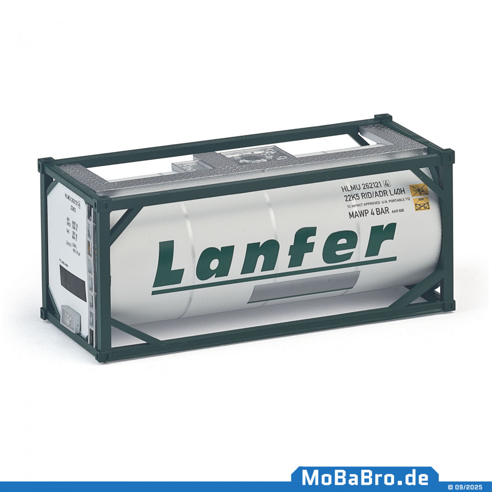 20ft tank container "Lanfer" (1:87 / H0) 20ft tank container "Lanfer" (1:87 / H0)