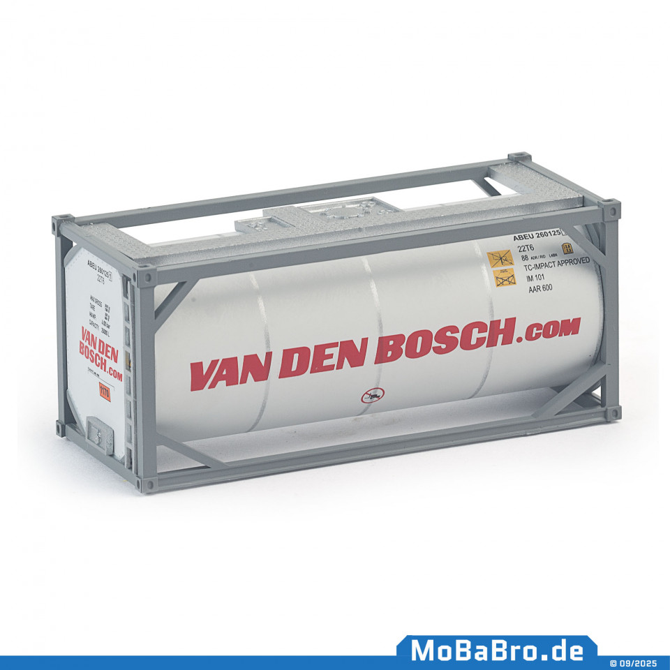 20ft Tank-Container "VAN DEN BOSCH" (1:87/H0)