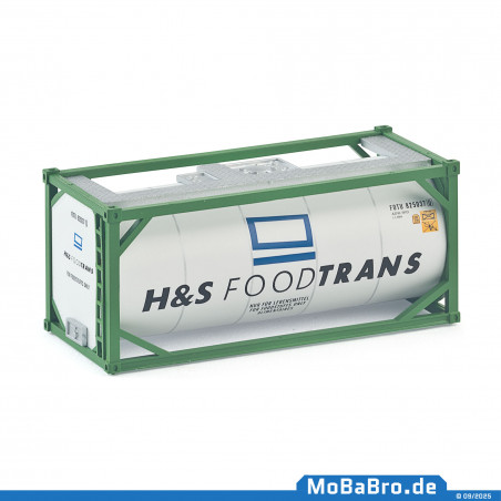 20ft Tank-Container "H&S FoodTrans" in 1:87 / H0