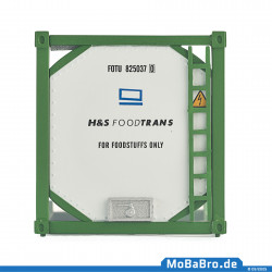 20ft tank container "H&S FoodTrans" in 1:87 / H0