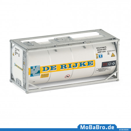 20ft tank container "DE RIJKE" in scale H0 / 1:87