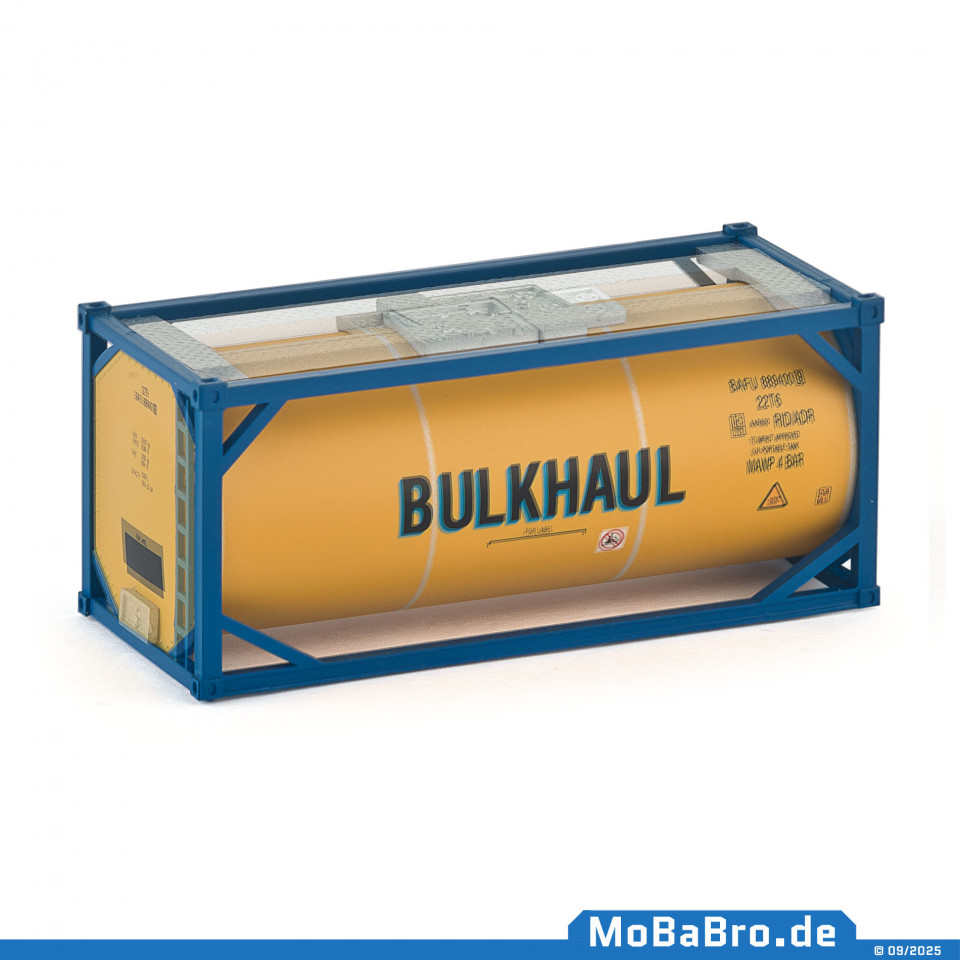 20ft tank container "BULKHAUL" in scale H0 / 1:87 20ft tank container "BULKHAUL" in scale H0 / 1:87
