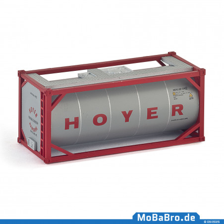 20ft Tank-Container "HOYER" in Spurweite H0 / 1:87