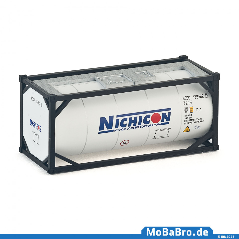 20ft tank container "Nichicon" in scale H0 / 1:87 20ft tank container "Nichicon" in scale H0 / 1:87