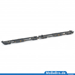 Double pocket wagon Mega II (Sk+Sk) of HUPAC in current operating condition - 83 85 4933 226-3 - Rev. 02/23