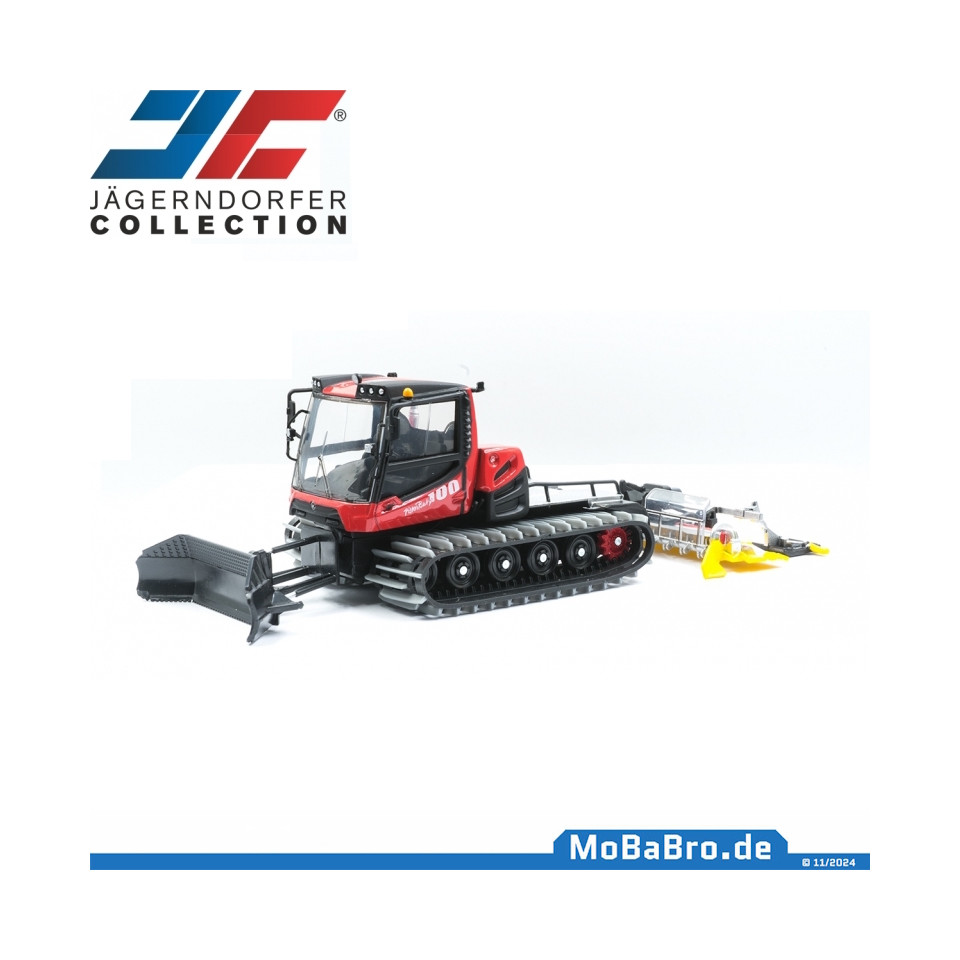 Jägerndorfer PistenBully PB 100 4F in red- 1:43 - JC4700