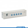 40ft reefer container "COSCO" in H0 scale / 1:87