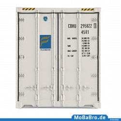 40ft reefer container "COSCO" in H0 scale / 1:87